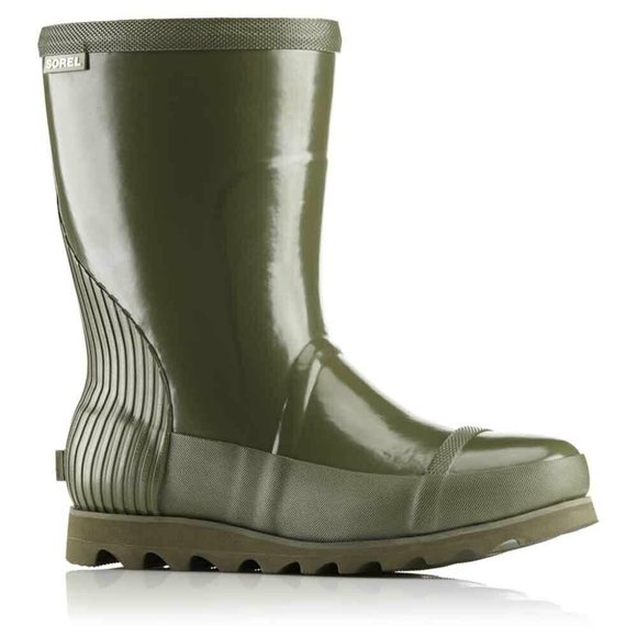 SOREL Joan Rain Short Gloss Boots Women's Rainboot - Picture 1 of 4